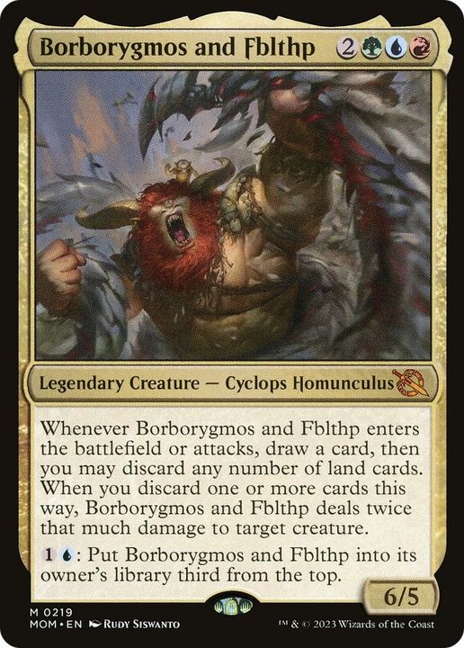 Borborygmos and Fblthp in the group Magic the Gathering / Sets / March of the Machine Jumpstart Front Cards at Proxyprinters.com (19379)