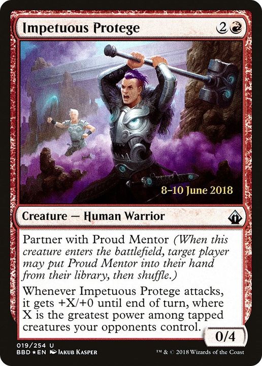 Impetuous Protege in the group Magic the Gathering / Types / Creatures / Warrior at Proxyprinters.com (19389)