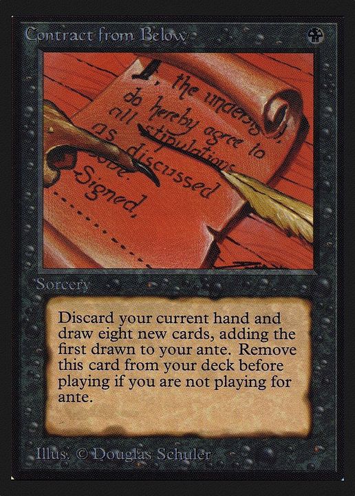 Contract from Below in the group Magic the Gathering / Types / Colors / Black at Proxyprinters.com (19482)