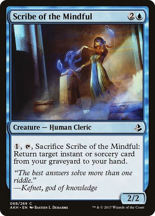 Scribe of the Mindful in the group Magic the Gathering / Types / Creatures / Human at Proxyprinters.com (19484)