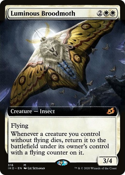 Luminous Broodmoth in the group Magic the Gathering / Types / Colors / White at Proxyprinters.com (1949)