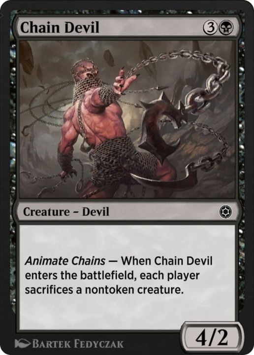 Chain Devil in the group Magic the Gathering / Types / Colors / Black at Proxyprinters.com (19513)