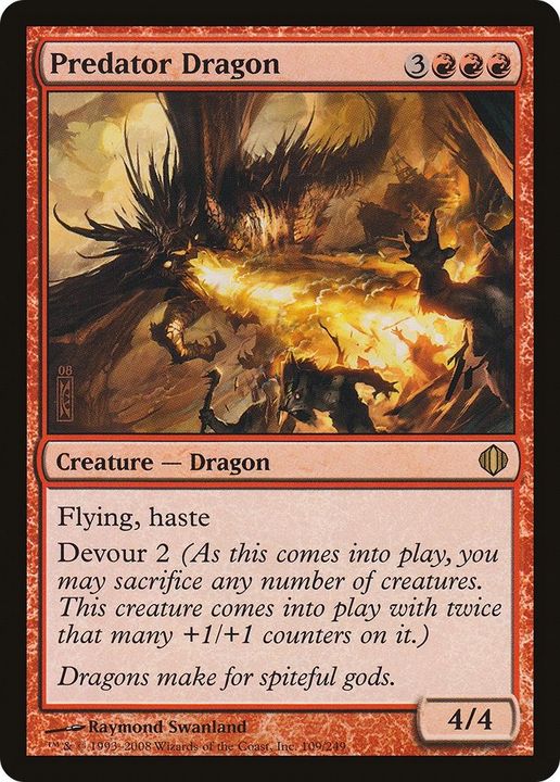 Predator Dragon in the group Magic the Gathering / Types / Colors / Red at Proxyprinters.com (19535)