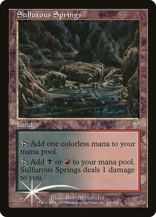 Sulfurous Springs in the group Magic the Gathering / Sets / Seventh Edition at Proxyprinters.com (19546)