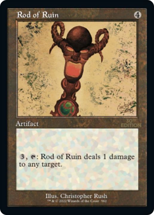 Rod of Ruin in the group Magic the Gathering / Types / Artifacts / Artifact at Proxyprinters.com (19552)