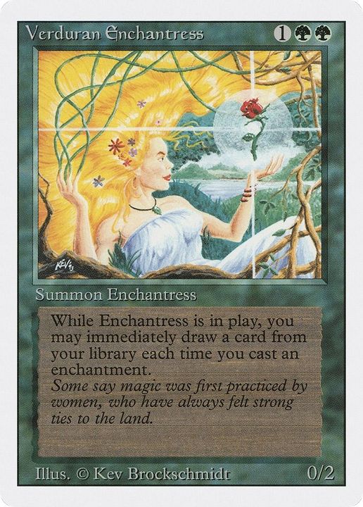 Verduran Enchantress in the group Magic the Gathering / Types / Creatures / Human at Proxyprinters.com (19596)