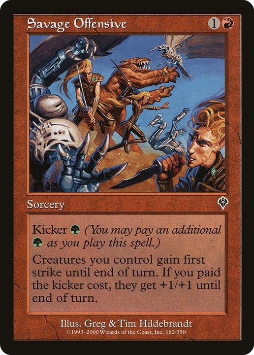 Savage Offensive in the group Magic the Gathering / Types / Colors / Red at Proxyprinters.com (19631)