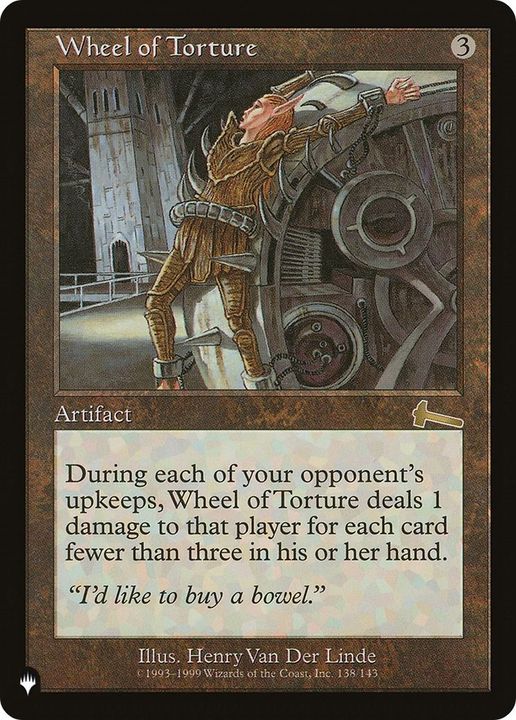 Wheel of Torture in the group Magic the Gathering / Types / Artifacts / Artifact at Proxyprinters.com (19639)