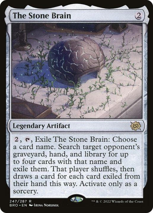 The Stone Brain in the group Magic the Gathering / Types / Artifacts / Legendary Artifact at Proxyprinters.com (19649)