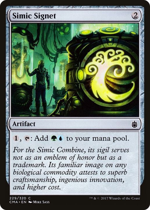 Simic Signet in the group Magic the Gathering / Sets / Commander Anthology at Proxyprinters.com (19670)