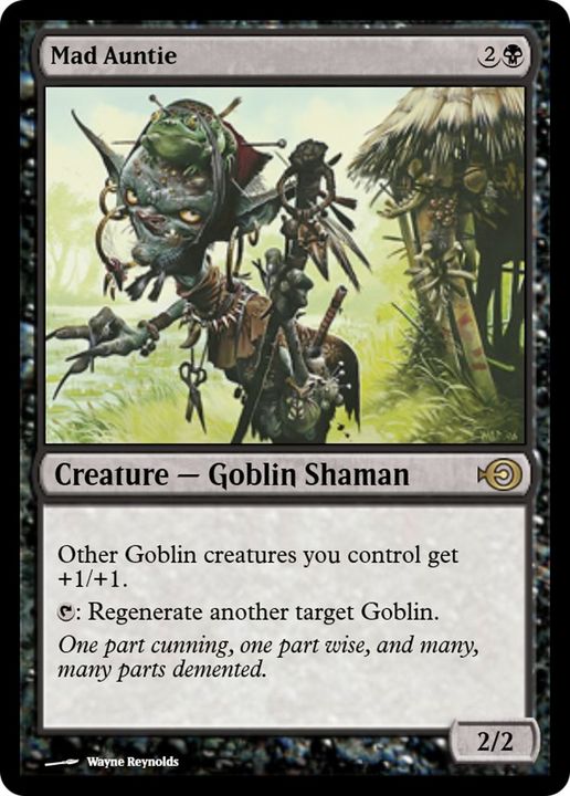 Mad Auntie in the group Magic the Gathering / Types / Creatures / Goblin at Proxyprinters.com (19685)