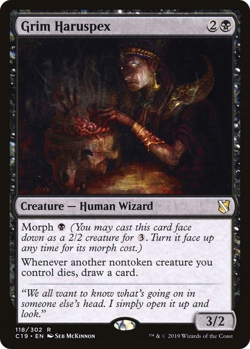 Grim Haruspex in the group Magic the Gathering / Sets / Commander 2019 at Proxyprinters.com (19689)