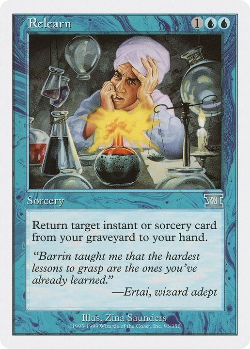 Relearn in the group Magic the Gathering / Types / Colors / Blue at Proxyprinters.com (19696)