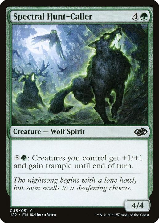 Spectral Hunt-Caller in the group Magic the Gathering / Types / Colors / Green at Proxyprinters.com (19697)