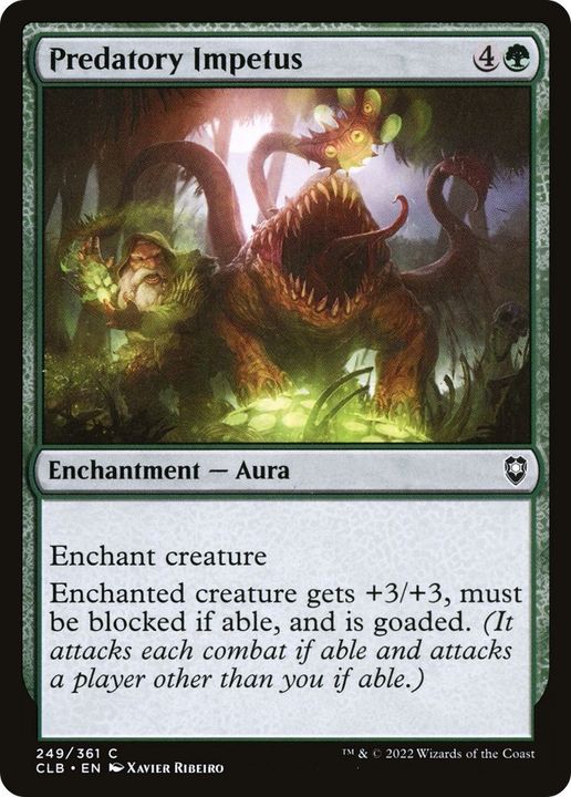 Predatory Impetus in the group Magic the Gathering / Types / Colors / Green at Proxyprinters.com (197)