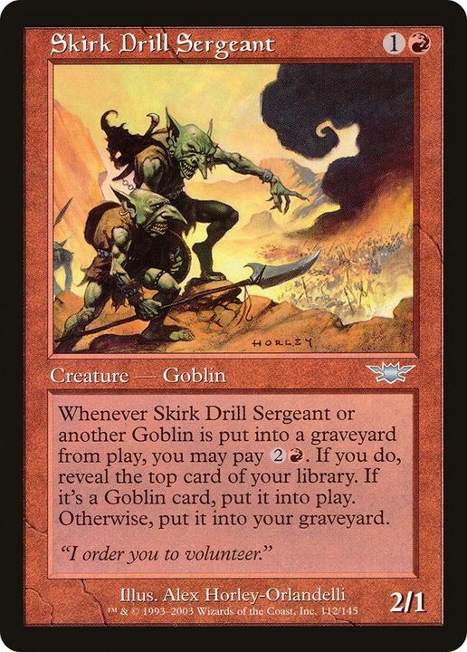 Skirk Drill Sergeant in the group Magic the Gathering / Sets / Legions at Proxyprinters.com (19718)