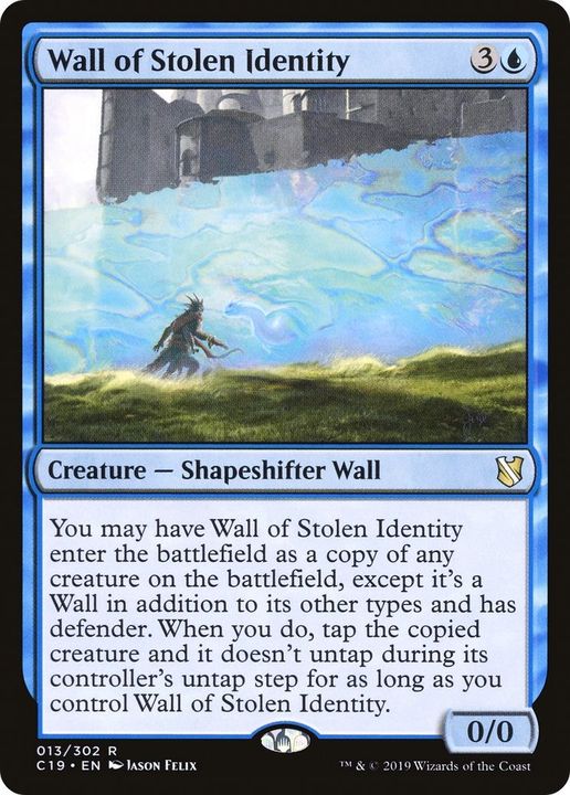 Wall of Stolen Identity in the group Magic the Gathering / Types / Colors / Blue at Proxyprinters.com (19722)