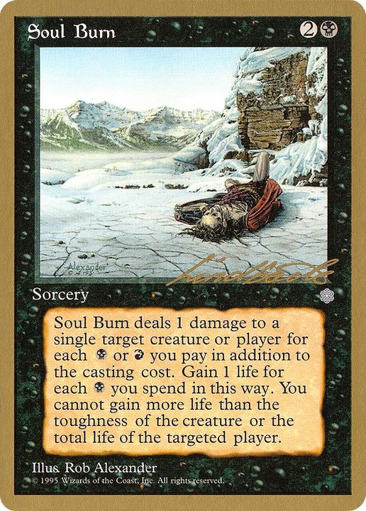 Soul Burn in the group Magic the Gathering / Types / Colors / Black at Proxyprinters.com (19727)