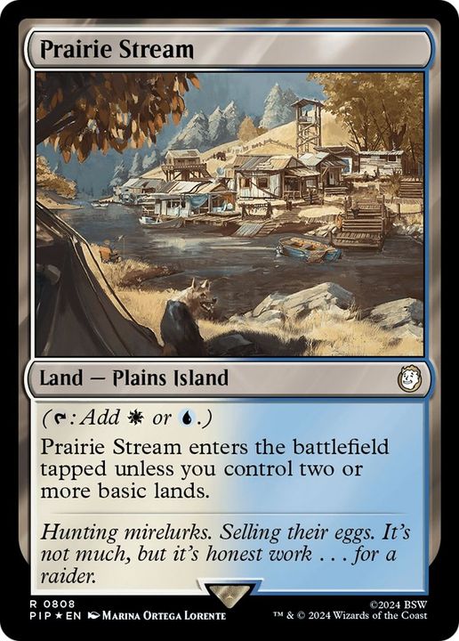 Prairie Stream in the group Magic the Gathering / Types / Land / Island at Proxyprinters.com (19748)