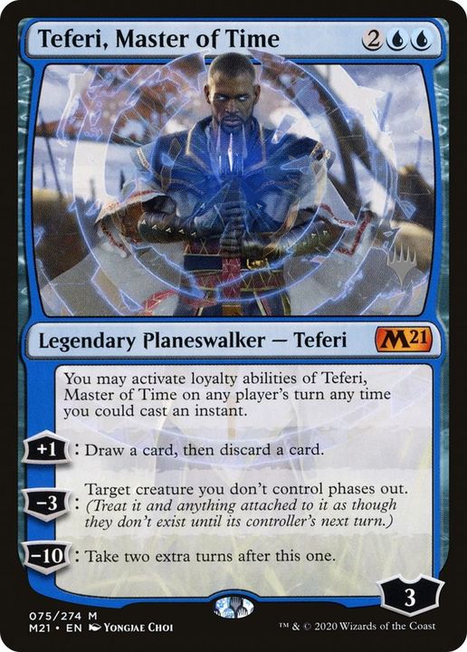 Teferi, Master of Time in the group Magic the Gathering / Sets / Core Set 2021 Promos at Proxyprinters.com (19759)