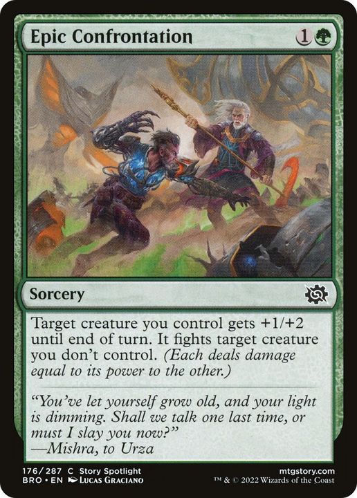 Epic Confrontation in the group Magic the Gathering / Types / Colors / Green at Proxyprinters.com (19770)