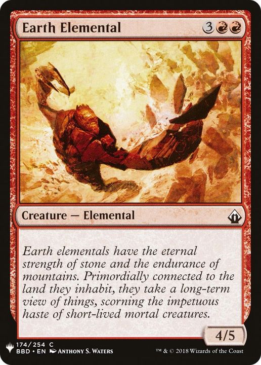 Earth Elemental in the group Magic the Gathering / Sets / The List at Proxyprinters.com (19794)