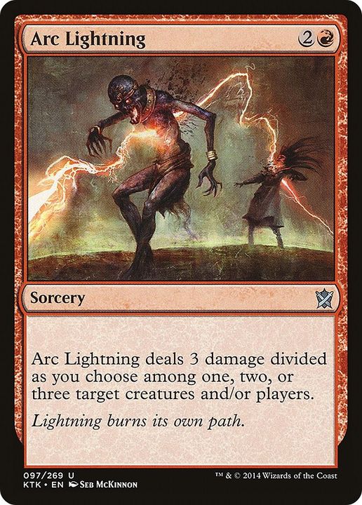 Arc Lightning in the group Magic the Gathering / Sets / Khans of Tarkir at Proxyprinters.com (19796)