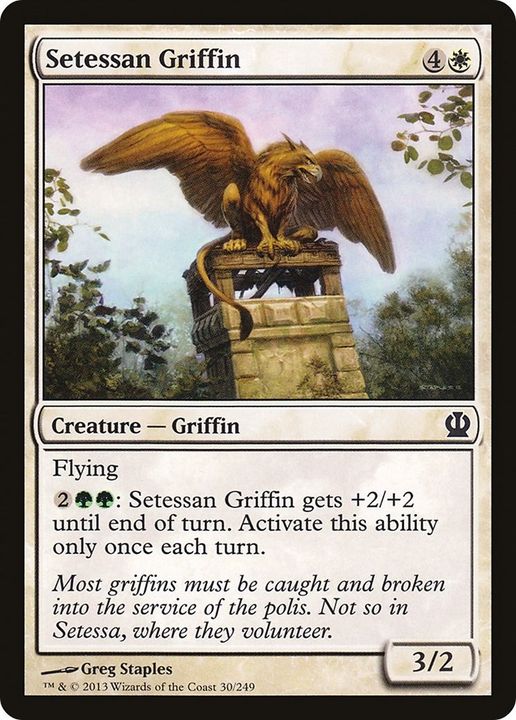 Setessan Griffin in the group Magic the Gathering / Types / Colors / White at Proxyprinters.com (19810)