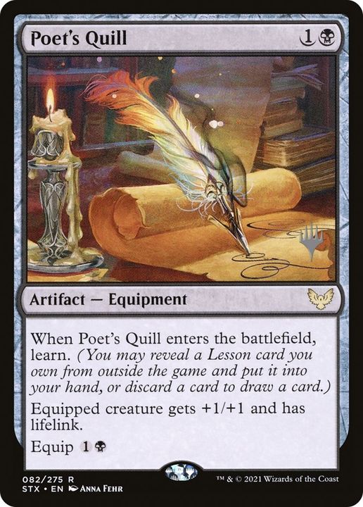 Poet's Quill in the group Magic the Gathering / Types / Artifacts / Artifact at Proxyprinters.com (19814)