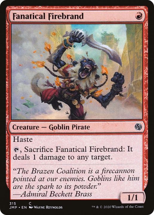 Fanatical Firebrand in the group Magic the Gathering / Sets / Jumpstart at Proxyprinters.com (1982)