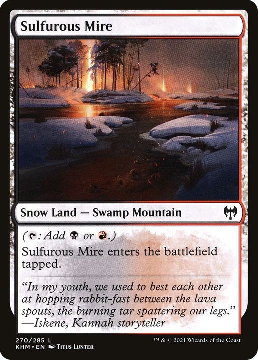 Sulfurous Mire in the group Magic the Gathering / Types / Land / Mountain at Proxyprinters.com (19843)