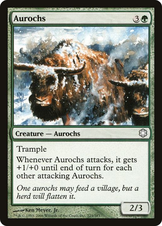 Aurochs in the group Magic the Gathering / Types / Colors / Green at Proxyprinters.com (19844)