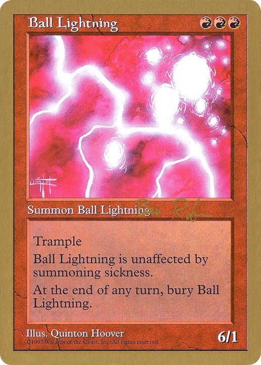 Ball Lightning in the group Magic the Gathering / Sets / World Championship Decks 1998 at Proxyprinters.com (1986)