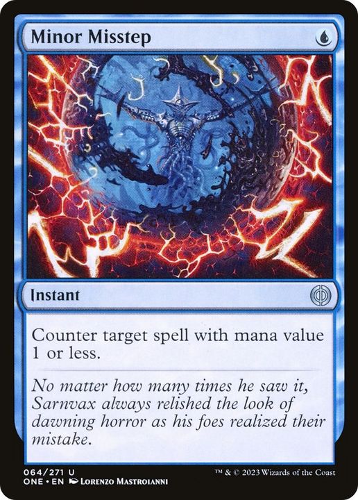 Minor Misstep in the group Magic the Gathering / Types / Colors / Blue at Proxyprinters.com (19884)