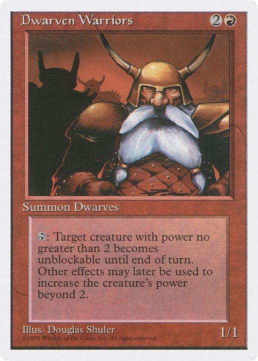 Dwarven Warriors in the group Magic the Gathering / Types / Creatures / Warrior at Proxyprinters.com (19896)