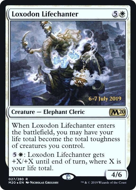 Loxodon Lifechanter in the group Magic the Gathering / Types / Colors / White at Proxyprinters.com (19907)