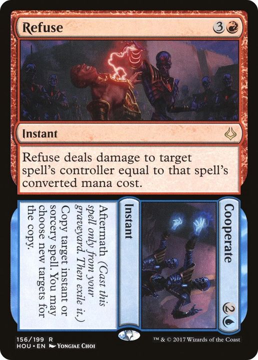 Refuse // Cooperate in the group Magic the Gathering / Sets / Hour of Devastation at Proxyprinters.com (1991)