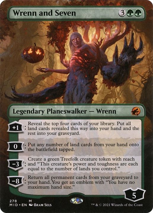 Wrenn and Seven in the group Magic the Gathering / Types / Colors / Green at Proxyprinters.com (19915)