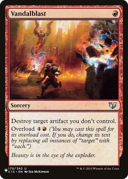 Vandalblast in the group Magic the Gathering / Types / Colors / Red at Proxyprinters.com (19937)