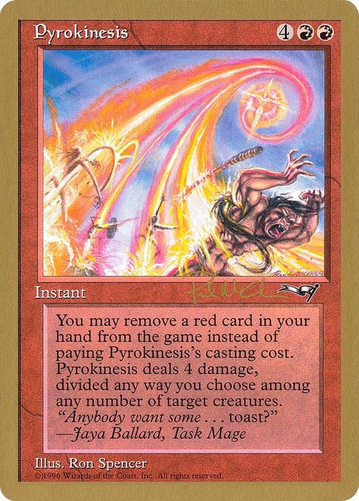 Pyrokinesis in the group Magic the Gathering / Sets / World Championship Decks 1997 at Proxyprinters.com (19943)