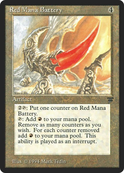 Red Mana Battery in the group Magic the Gathering / Types / Artifacts / Artifact at Proxyprinters.com (19950)