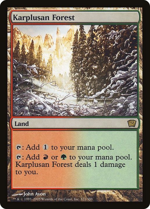 Karplusan Forest in the group Magic the Gathering / Sets / Ninth Edition at Proxyprinters.com (19952)