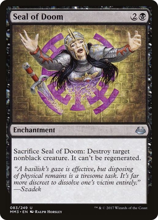 Seal of Doom in the group Magic the Gathering / Sets / Modern Masters Tokens at Proxyprinters.com (19961)