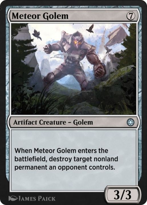 Meteor Golem in the group Magic the Gathering / Types / Colors / Colorless at Proxyprinters.com (19963)