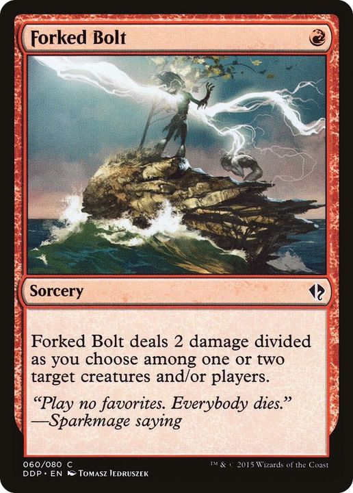 Forked Bolt in the group Magic the Gathering / Sets / Duel Decks: Zendikar vs. Eldrazi at Proxyprinters.com (19969)