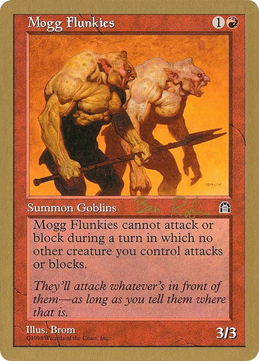 Mogg Flunkies in the group Magic the Gathering / Sets / World Championship Decks 1998 at Proxyprinters.com (19971)