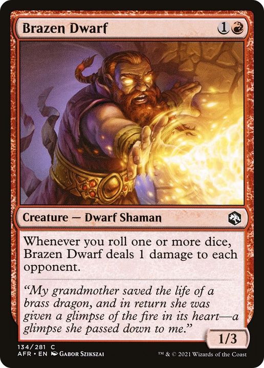 Brazen Dwarf in the group Advanced search at Proxyprinters.com (19981)