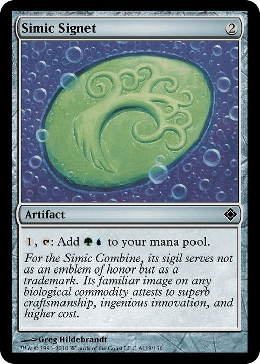 Simic Signet in the group Magic the Gathering / Types / Artifacts / Artifact at Proxyprinters.com (19991)