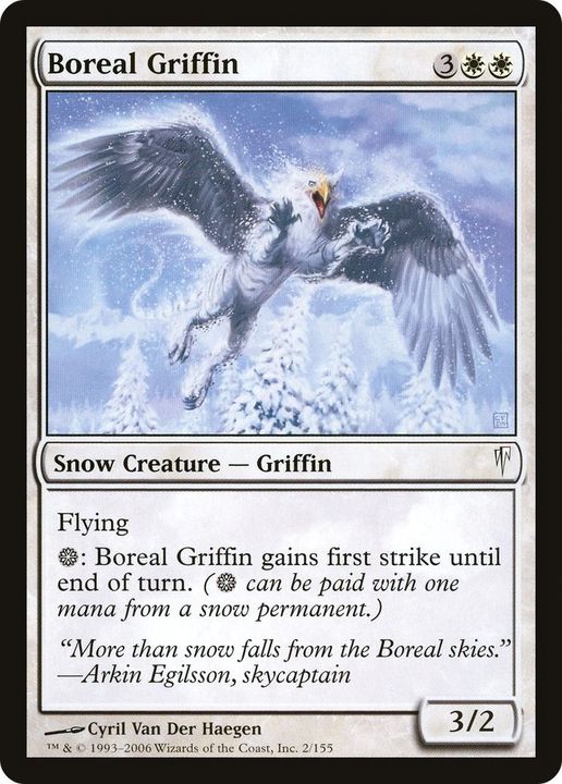 Boreal Griffin in the group Magic the Gathering / Types / Colors / White at Proxyprinters.com (19998)