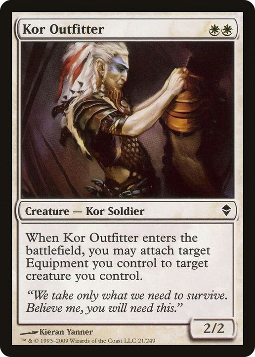 Kor Outfitter in the group Magic the Gathering / Types / Colors / White at Proxyprinters.com (2)